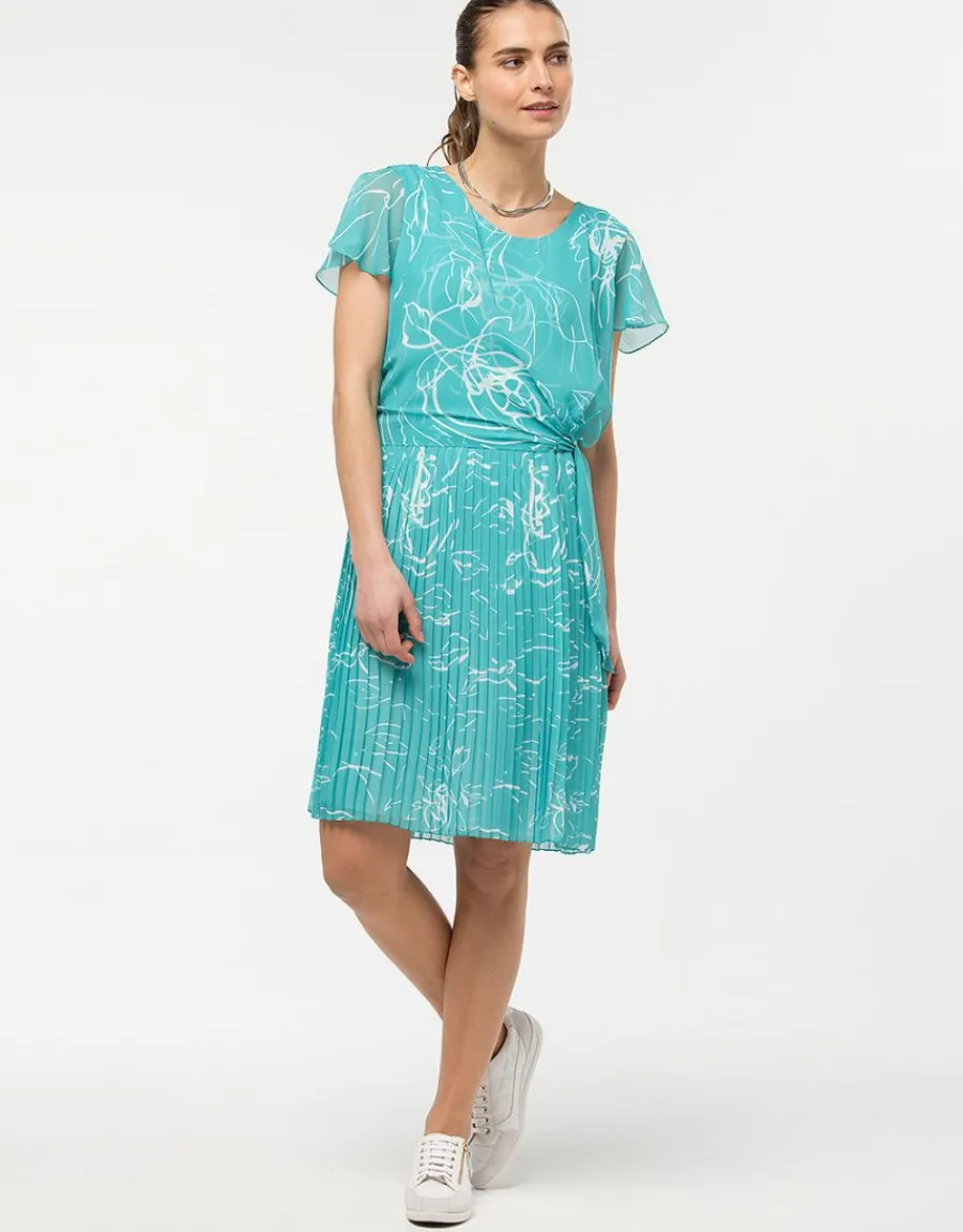 Christine Laure Robes|Robes & Jupes*Robe chic turquoise