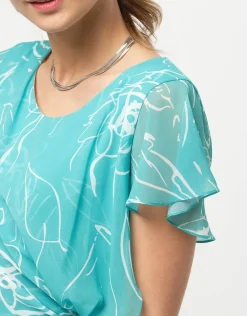 Christine Laure Robes|Robes & Jupes*Robe chic turquoise