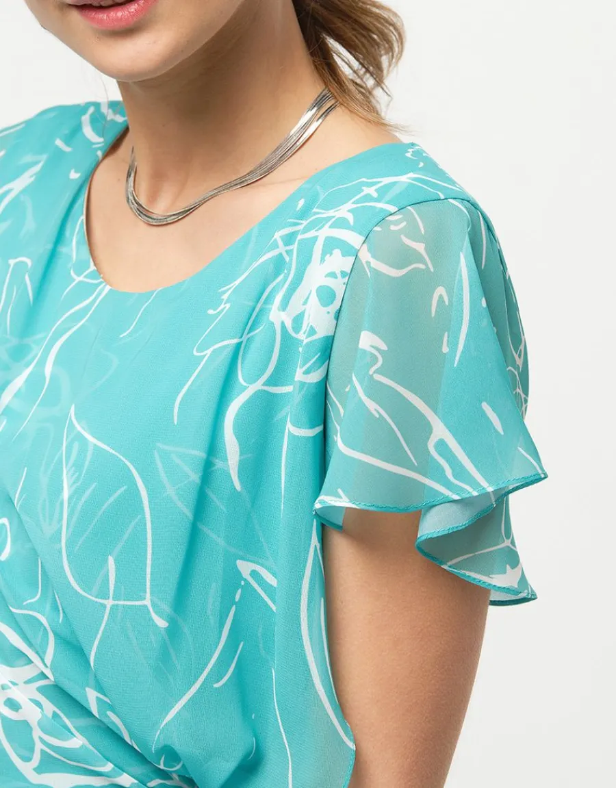 Christine Laure Robes|Robes & Jupes*Robe chic turquoise