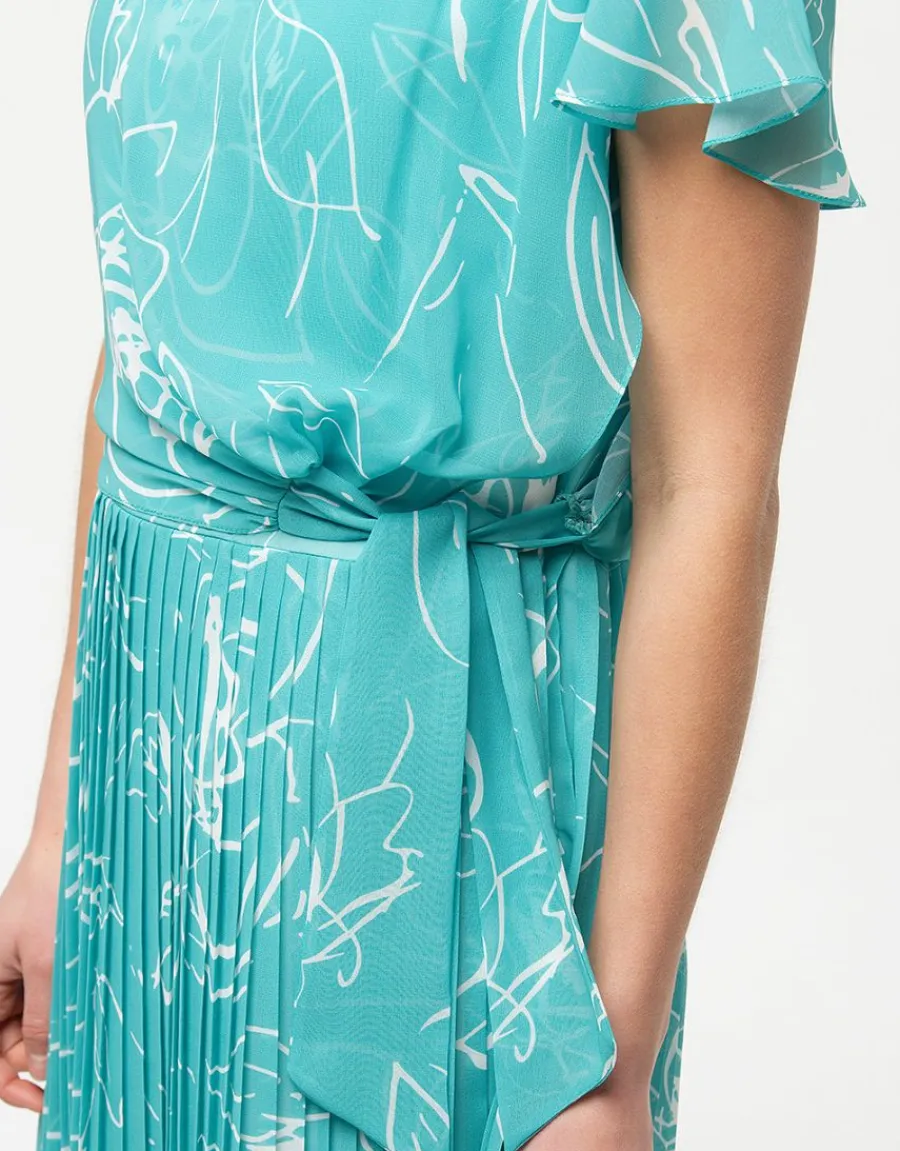 Christine Laure Robes|Robes & Jupes*Robe chic turquoise