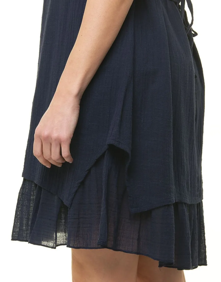 Christine Laure Robes|Robes & Jupes*Robe coton marine