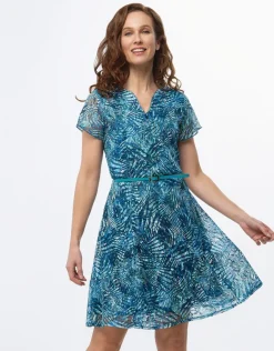 Christine Laure Robes|Robes & Jupes*Robe dentelle bleu