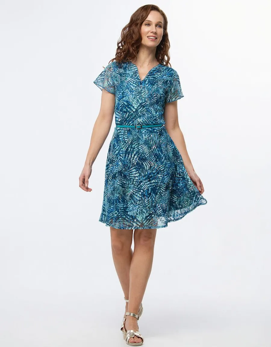 Christine Laure Robes|Robes & Jupes*Robe dentelle bleu