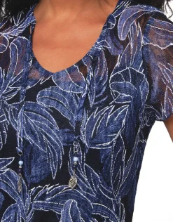 Christine Laure Robes|Robes & Jupes*Robe dentelle bleue