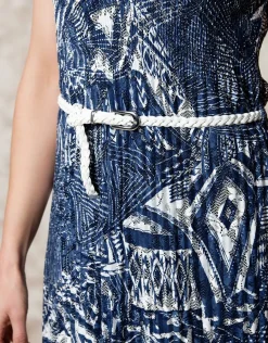 Christine Laure Robes|Robes & Jupes*Robe dentelle marine