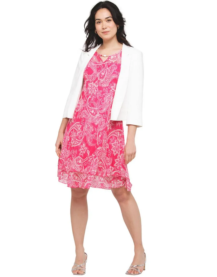 Christine Laure Robes|Robes & Jupes*Robe dentelle rose