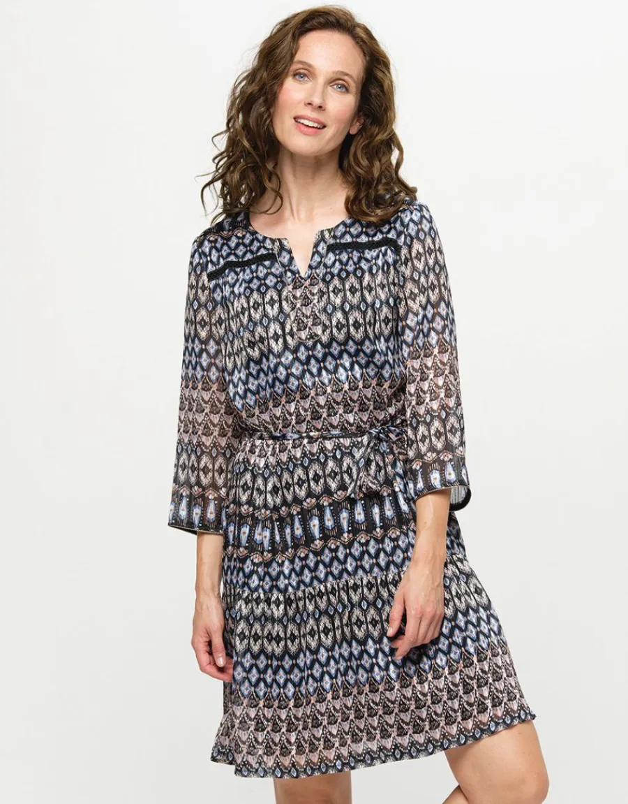 Christine Laure Robes|Robes & Jupes*Robe droite imprimée