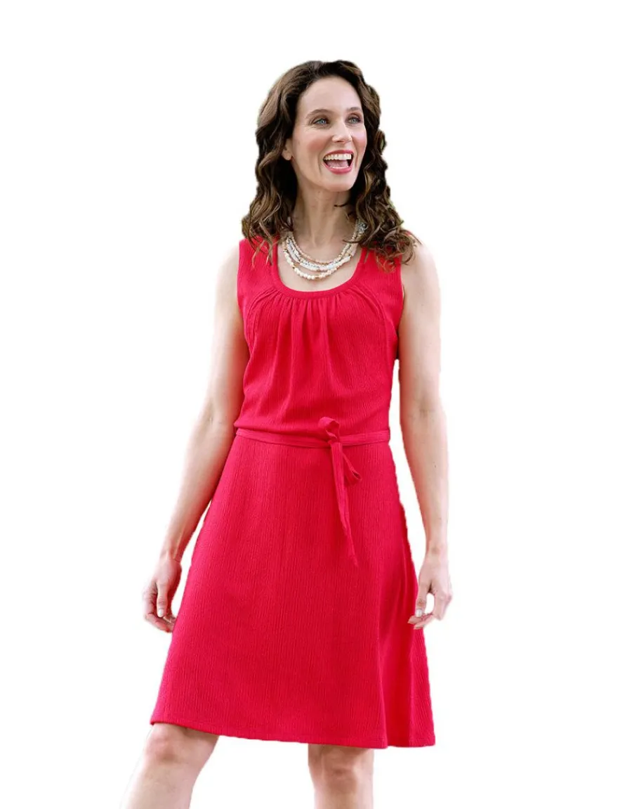 Christine Laure Robes|Robes & Jupes*Robe en crépon orange