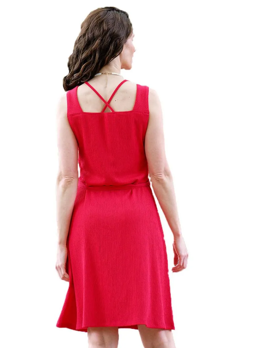 Christine Laure Robes|Robes & Jupes*Robe en crépon orange