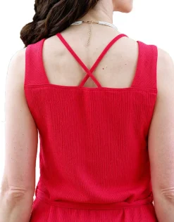 Christine Laure Robes|Robes & Jupes*Robe en crépon orange