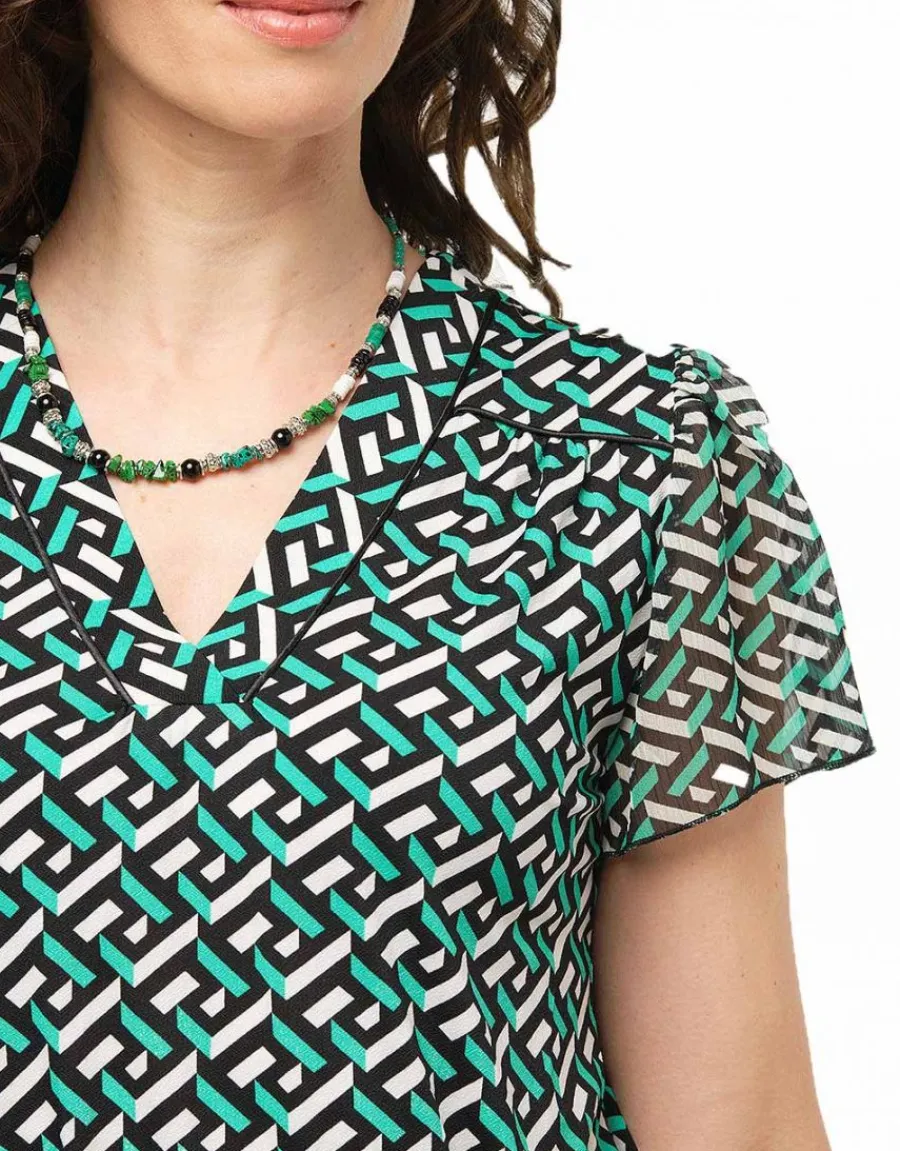 Christine Laure Robes|Robes & Jupes*Robe fluide arty