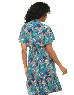 Christine Laure Robes|Robes & Jupes*Robe imprimé bleu