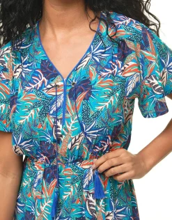 Christine Laure Robes|Robes & Jupes*Robe imprimé bleu