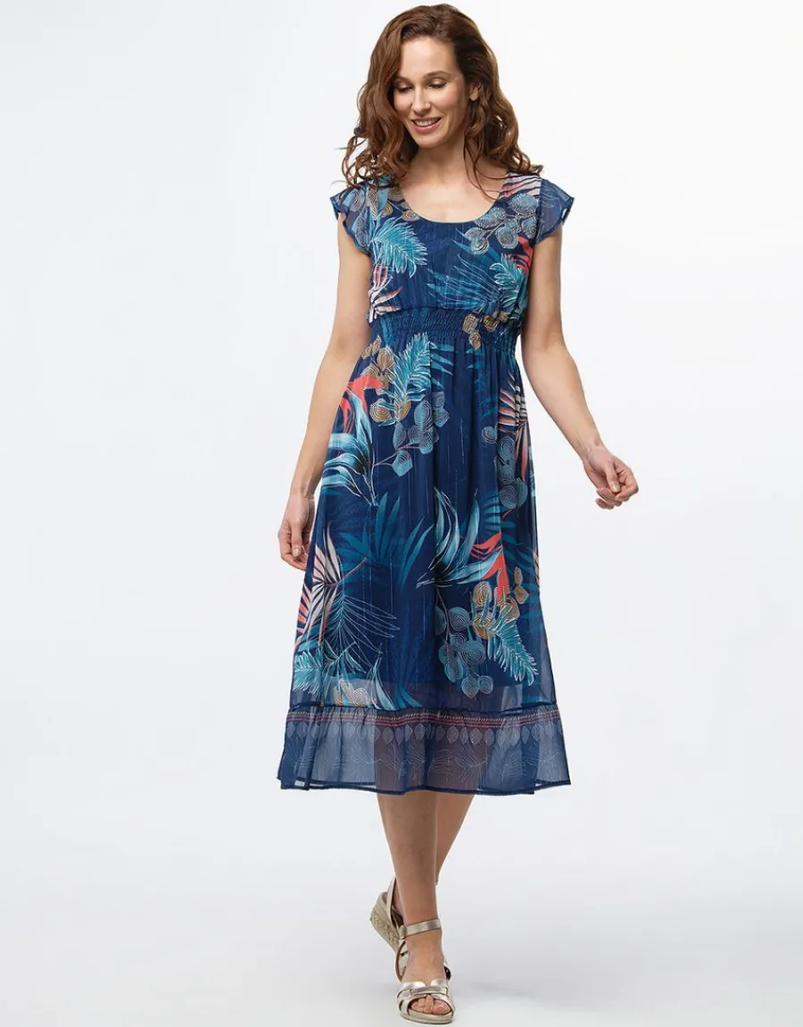 Christine Laure Robes|Robes & Jupes*Robe longue bleu