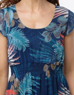 Christine Laure Robes|Robes & Jupes*Robe longue bleu