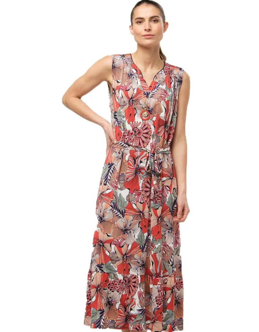 Christine Laure Robes|Robes & Jupes*Robe longue hibiscus