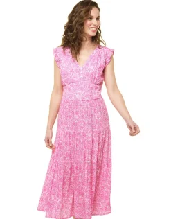 Christine Laure Robes|Robes & Jupes*Robe longue rose