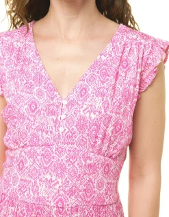 Christine Laure Robes|Robes & Jupes*Robe longue rose