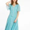Christine Laure Robes|Robes & Jupes*Robe longue turquoise