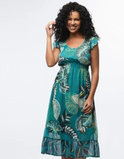 Christine Laure Robes|Robes & Jupes*Robe longue vert