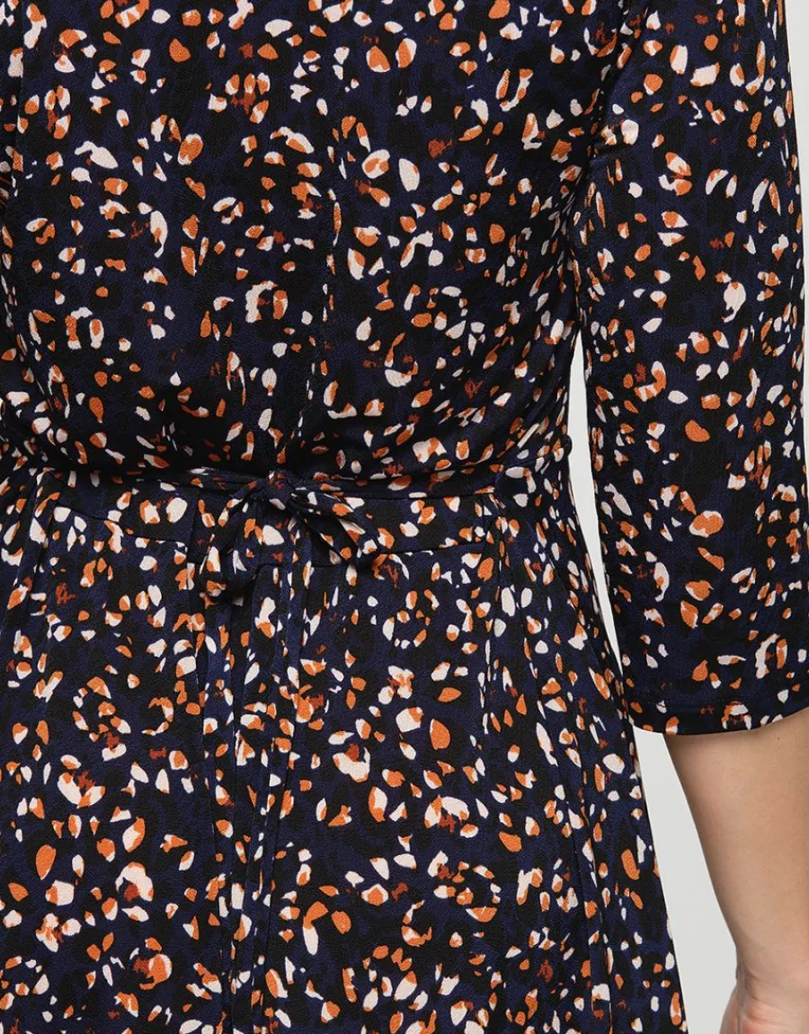 Christine Laure Robes|Robes & Jupes*Robe maille fluide bleue