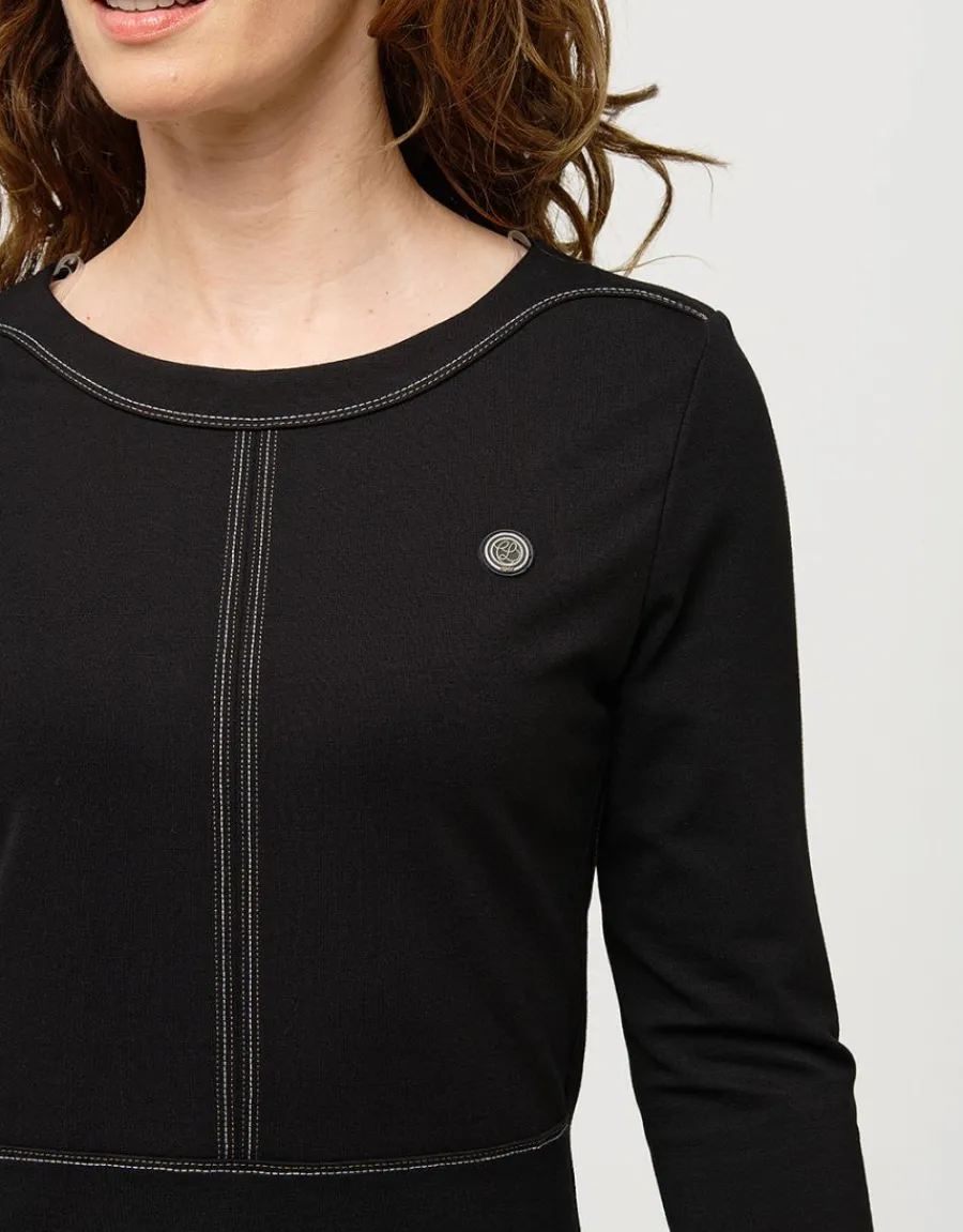 Christine Laure Robes|Robes & Jupes*Robe maille noire