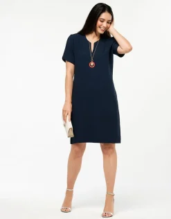 Christine Laure Robes|Robes & Jupes*Robe marine droite