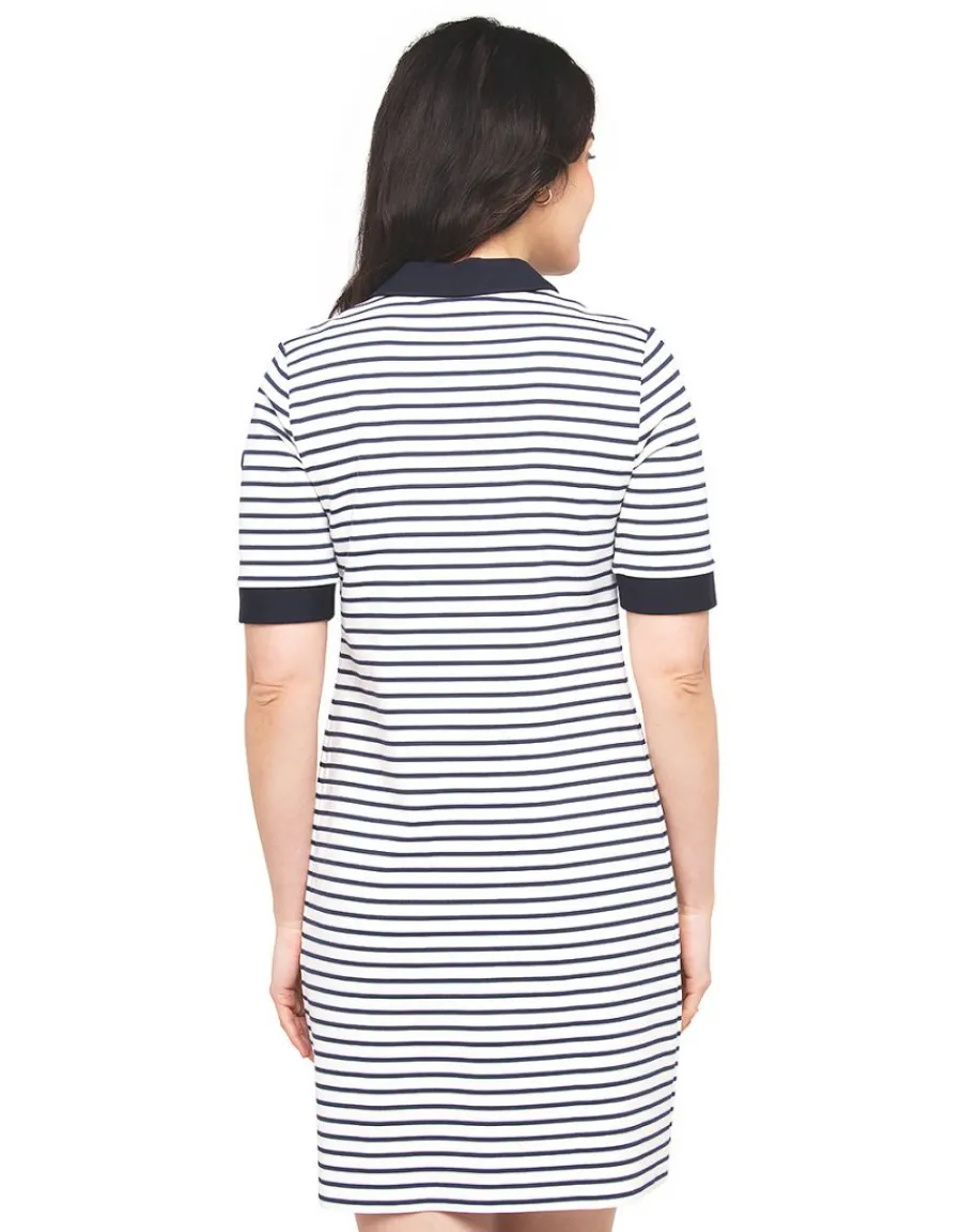 Christine Laure Robes & Jupes|Robes*Robe marinière écru bleu