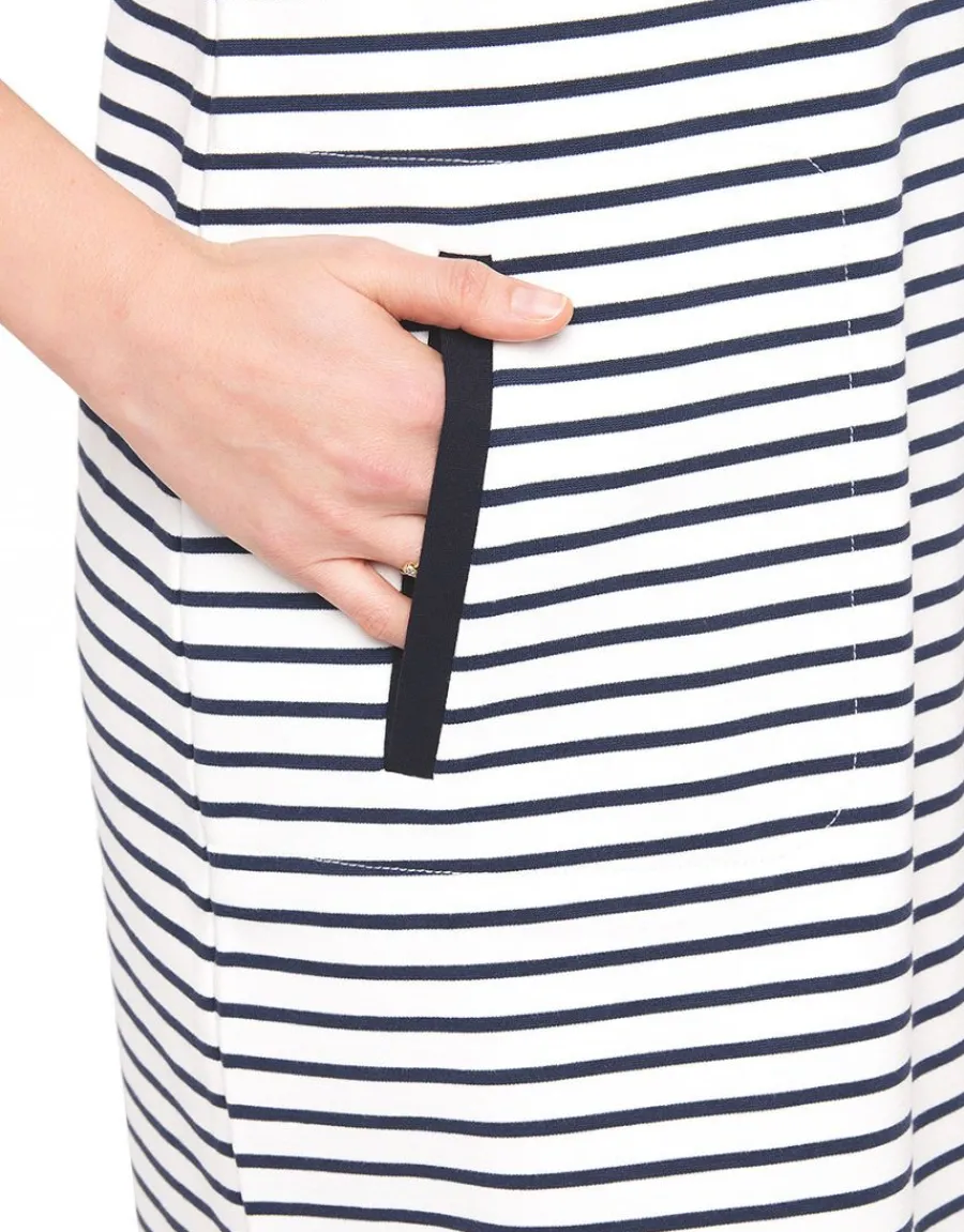 Christine Laure Robes & Jupes|Robes*Robe marinière écru bleu