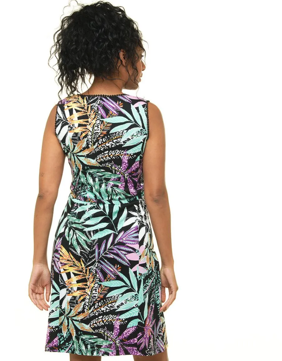 Christine Laure Robes|Robes & Jupes*Robe motif coton modal