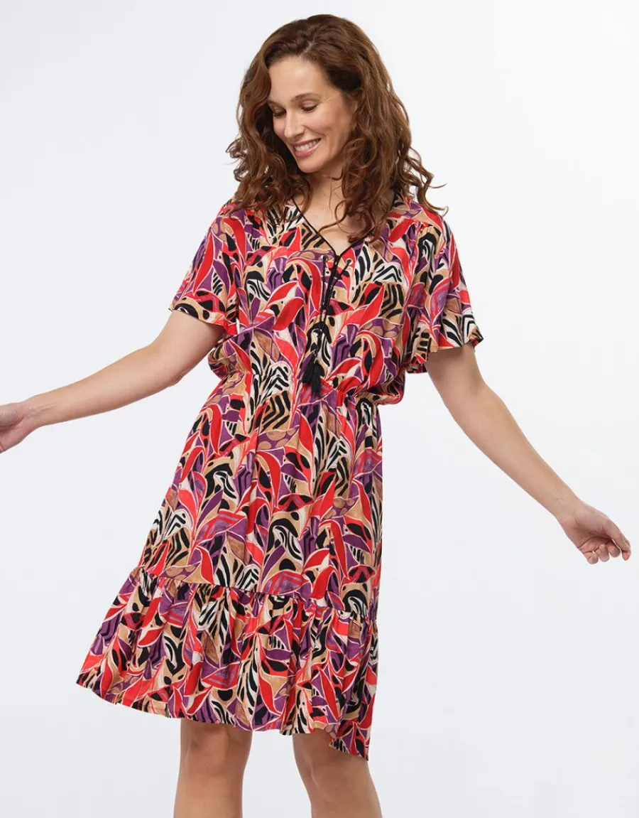 Christine Laure Robes|Robes & Jupes*Robe motif rouge