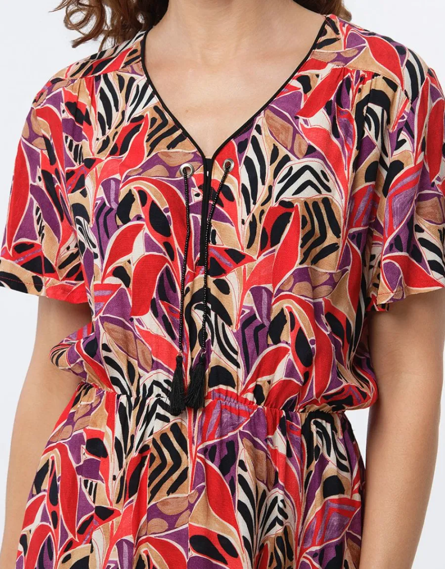 Christine Laure Robes|Robes & Jupes*Robe motif rouge