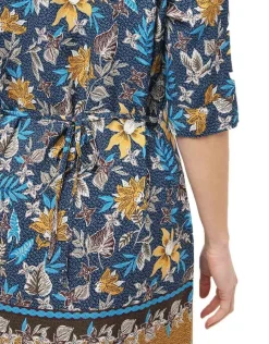 Christine Laure Robes|Robes & Jupes*Robe motifs floraux bleu