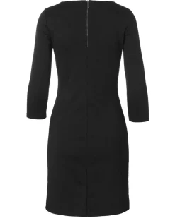 Christine Laure Robes|Robes & Jupes*Robe noire plissée