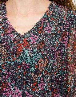 Christine Laure Robes|Robes & Jupes*Robe plissée imprimée