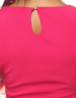 Christine Laure Robes|Robes & Jupes*Robe rose fuchsia chic