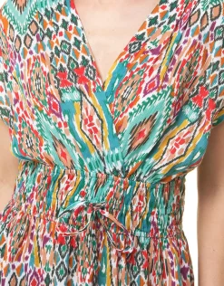 Christine Laure Robes|Robes & Jupes*Robe verte 100% coton