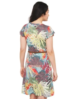 Christine Laure Robes|Robes & Jupes*Robe verte en dévoré