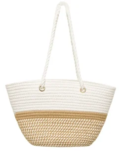 Christine Laure Maroquinerie|Accessoires*Sac panier écru