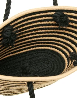 Christine Laure Maroquinerie|Accessoires*Sac panier noir