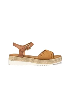 Christine Laure Sandales*Sandale corde cuir camel GEOX