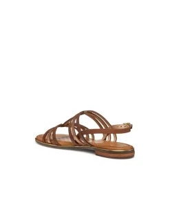 Christine Laure Sandales*Sandale plate marron cuir GEOX