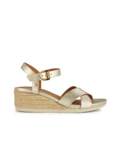Christine Laure Sandales*Sandales compensées or GEOX