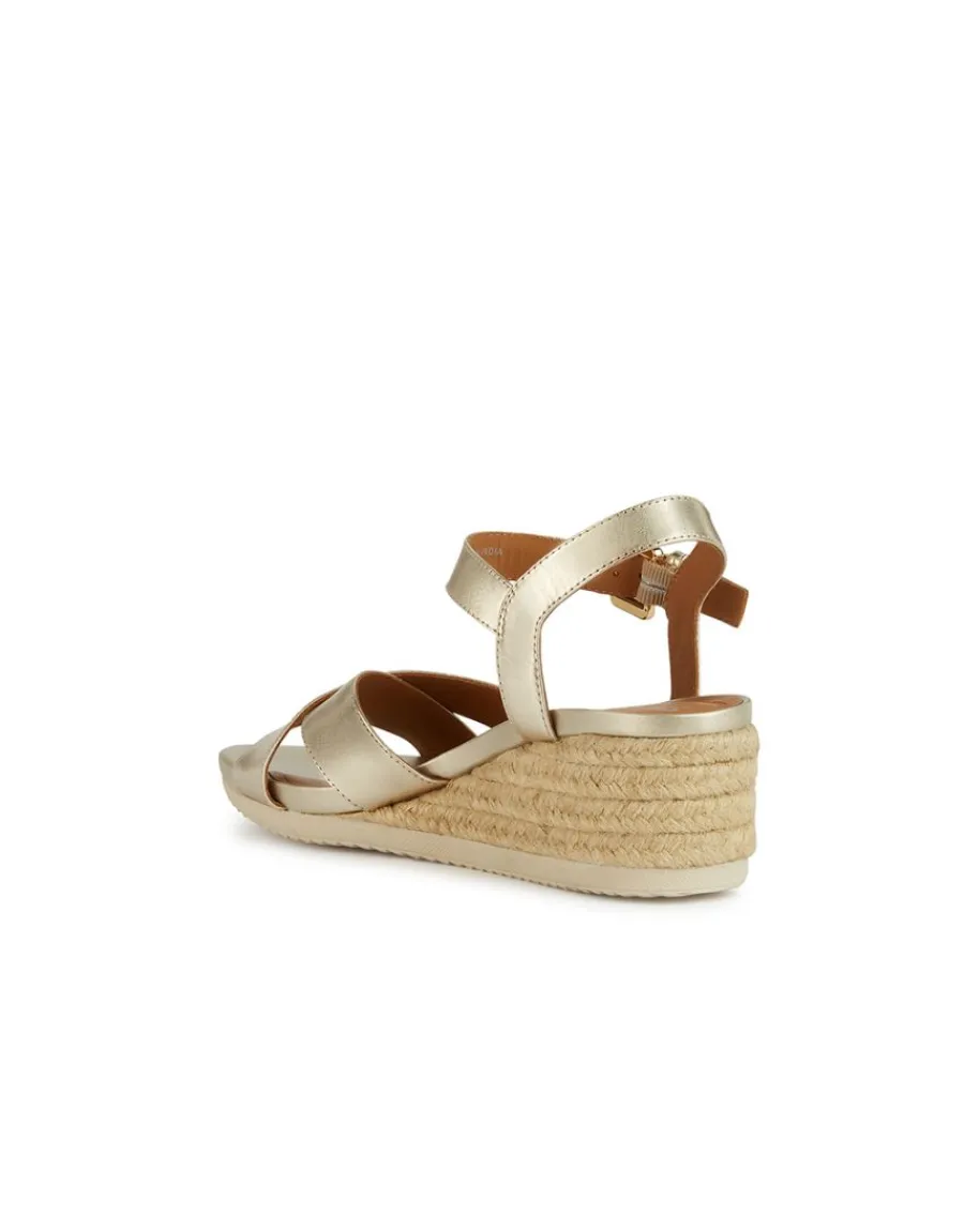 Christine Laure Sandales*Sandales compensées or GEOX