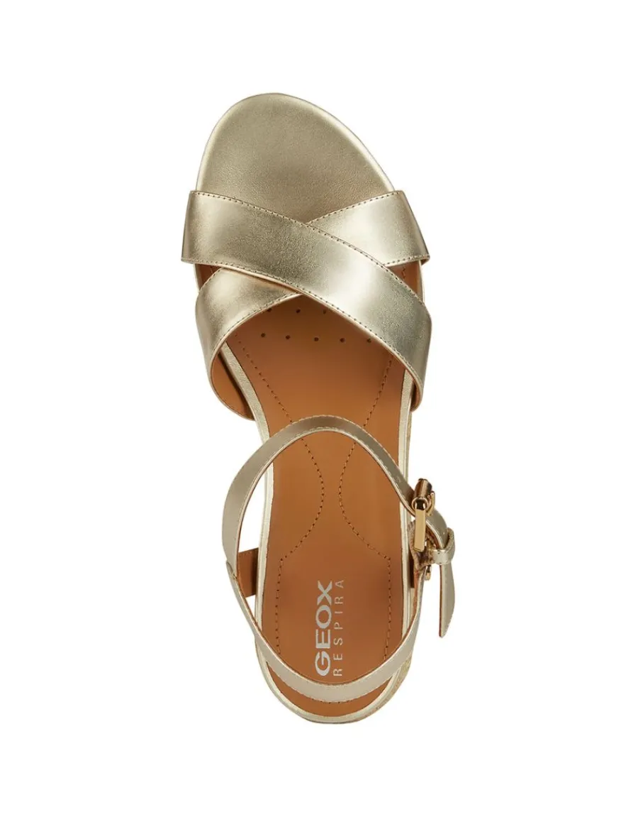 Christine Laure Sandales*Sandales compensées or GEOX