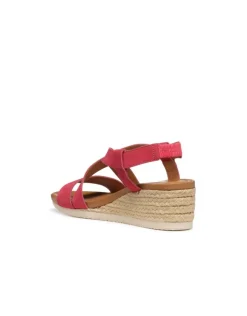 Christine Laure Sandales*Sandales compensées rouge GEOX