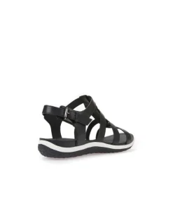 Christine Laure Sandales*Sandales cuir lisse noir GEOX