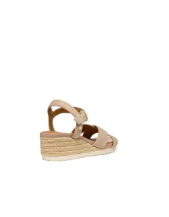 Christine Laure Sandales*Sandales talon cuir beige GEOX