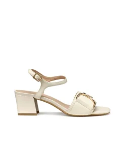 Christine Laure Sandales*Sandales talon cuir blanc GEOX