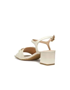 Christine Laure Sandales*Sandales talon cuir blanc GEOX
